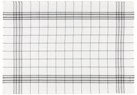 Virtuvinių rankšluosčių rinkinys BASIC, baltos sp., 50x70cm, 75% perdirbtos medvilnės, 25% PES, 2 vnt.