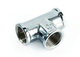 Žalvarinis chrom. trišakis GENERAL FITTINGS, 3/4"