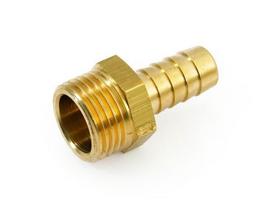 Žalvarinis žarnos antgalis GENERAL FITTINGS, 1/2"x 16 mm, išor. sr.