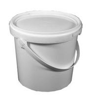 Plastikinis maistinis kibiras su dangčiu, baltos sp., 3 L