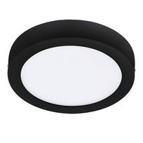Išmanus paviršinis LED šviestuvas EGLO FUEVA-Z, IP44 16,5W, 2700-6500K, 2100lm, juodos sp, Ø21cm,APP