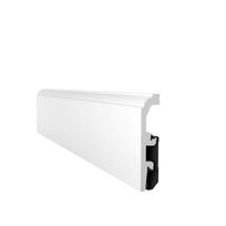 Polistireno grindjuostė VEGA P0910 baltos sp., 90 mm aukščio, 20 mm pločio, 2,4 m ilgio