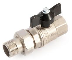 Rutulinis ventilis su išard. jungtimi GENERAL FITTINGS, 1/2", vid/išor