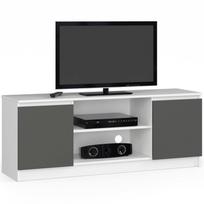TV staliukas K140, balta/pilka