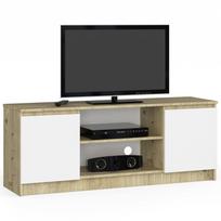 TV staliukas K140, ąžuolo/balta