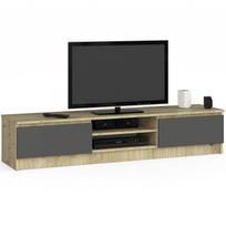 TV staliukas K160, ąžuolo/pilkas