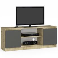 TV staliukas K140, ąžuolo/pilka