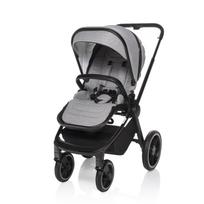 Zopa MOVE CROSS Silver Grey/Black 2in1 universalus vežimėlis su XL lopšiuku