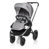 Zopa MOVE CROSS Silver Grey/Silver 2in1 universalus vežimėlis su XL lopšiuku