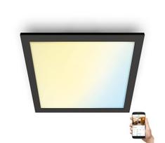 WiZ - LED Reguliuojamas lubinis šviestuvas SUPERSLIM LED/36W/230V juodas Wi-Fi