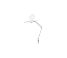 LED Reguliuojama stalinė lempa su lupa LED/10W/230V balta