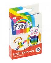 Vaškinės kreidelės FIORELLO, 16 spalvų