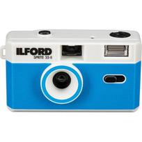 Ilford daugkartinis juostinis fotoaparatas Sprite 35-II Silver&blue