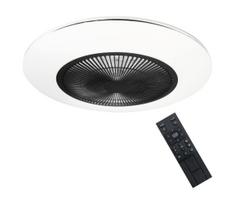 Brilagi - LED Reguliuojamas šviestuvas su ventiliatoriumi AURA LED/38W/230V juodas + VP