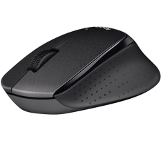 Logitech B330 Silent Plus Belaidė pelė, RF Wireless, 1000 DPI, Juoda
