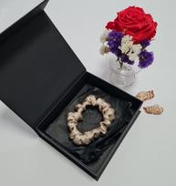 Šilkinė plaukų gumytė "Sand" 2 cm