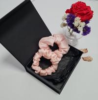 Šilkinė plaukų gumytė "Rose" 1 cm