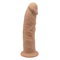 Realistiškas falo imitatorius Silexd Model 2 9" Caramel, šviesiai rudos spalvos