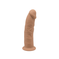 Realistiškas falo imitatorius Silexd Model 2 6" Caramel, šviesiai rudos spalvos