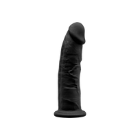 Realistiškas falo imitatorius Silexd Model 2 6" Black, juodos spalvos