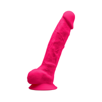 Realistiškas falo imitatorius Silexd Model 1 8" Pink, rožinės spalvos