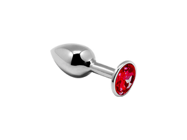 Analinis kaištis ,,Mini Metal Butt Plug S'', Raudonas (galima rinktis spalvą)