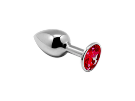 Analinis kaištis ,,Mini Metal Butt Plug M'', Raudonas (galima rinktis spalvą)