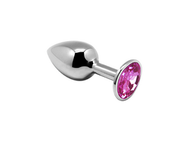 Analinis kaištis ,,Mini Metal Butt Plug M'', Rožinis (galima rinktis spalvą)