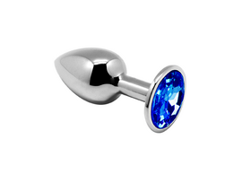Analinis kaištis ,,Mini Metal Butt Plug L'', Mėlynas (galima rinktis spalvą)