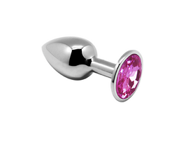 Analinis kaištis ,,Mini Metal Butt Plug L'', Rožinis (galima rinktis spalvą)
