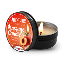 Persikų aromato masažinė žvakė "Amoreane Peach Me Up"