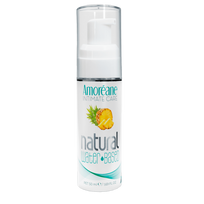 Ananasų kvapo vandens pagrindo lubrikantas "Amoreane Natural" - 50 ml (galima rinktis aromatą)