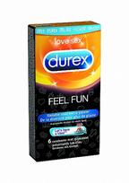 Prezervatyvai Durex Feel Fun Emoji, 6 vnt.