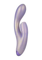 Dvigubas vibratorius "G-Love G-Kiss" – Violetinis