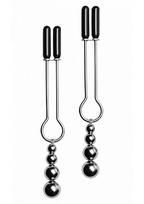 Spenelių spaustukai ,,Adorn Triple Bead Nipple Clamp Set''