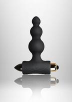 Vibruojantis analinis kaištis ,,Petite Sensations Bubbles Black''