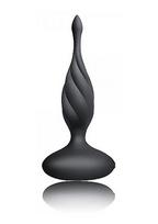 Vibruojantis analinis kaištis su nuotolinio valdymo pulteliu ,,Petite Sensations Discover Black''
