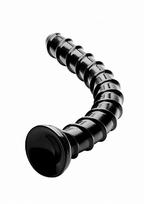 Pusiau realistiškas falo imitatorius XR Brands "2" Swirl Hose -18"