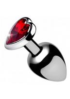 Analinis kaištis ,,Red Heart Gem Anal Plug Large''
