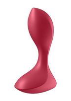 Vibruojantis analinis kaištis ,,Backdoor Lover Plug Red''