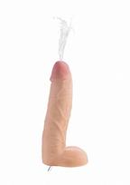 Realistiškas falo imitatorius XR Brands "10" Realistic Dual Density Squirting Dildo"