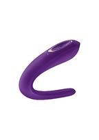 Vibratorius poroms "Double Classic" – Violetinis