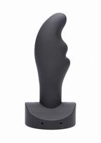 Analinis kaištis su elektrostimuliacija ,,Electro Zinger Rippled E-stim Silicone Plug''