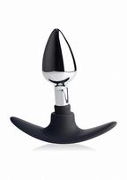 Analinis kaištis ,,Dark Invader Metal & Silicone Anal Plug Large''