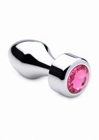 Analinis kaištis su sunkiu pagrindu ,,Weighted Base Aluminum Plug Pink Gem Small''