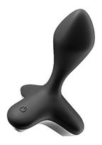 Vibruojantis analinis kaištis ,,Game Changer Black''