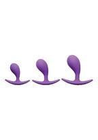 Silikoninių analinių kaiščių rinkinys ,,Booty Poppers Silicone Anal Trainer Set''