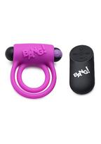Penio žiedas „Silicone Cock Ring & Bullet" su nuotolinio valdymo pulteliu