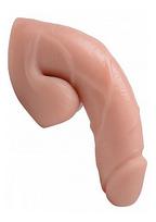Realistiškas falo imitatorius XR Brands "Large Bulge Packer Dildo 6.5", kūno spalvos (galima rinktis spalvą)