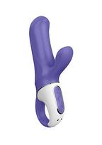 Dvigubas vibratorius "Magic Bunny" – Violetinis